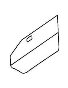 PANNELLO PORTA SX IN TESSUTO GRIGIO IVECO NEW DAILY 96 038/19 COVIND