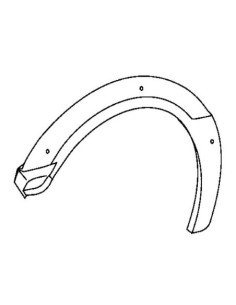 CORNICE PASSARUOTA DX IVECO NEW DAILY 90 038/206 COVIND