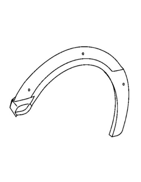 CORNICE PASSARUOTA SX IVECO NEW DAILY 90 038/207 COVIND