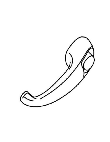 MANIGLIA ESTERNA SX C/CHIAVE NERA IVECO OM40 040/37 COVIND