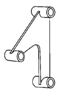 SUPPORTO D/S SERRATURA GRIGLIA ANTERIORE IVECO E/CARGO 060/138 COVIND