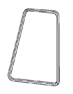 GUARNIZIONE LUNOTTO LATERALE D/S IVECO E/CARGO 060/186 COVIND