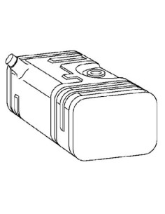 SERBATOIO CARBURANTE IN PLASTICA LT.90 IVECO E/CARGO 060/650 COVIND