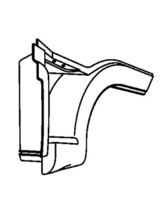 PARAFANGO ANTERIORE DX CON ALETTA IVECO 75 TECTOR RESTYLING 075/200 COVIND