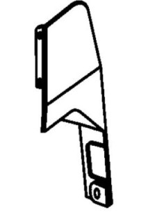 SUPPORTO LATERALE DX PARAURTI ANTERIORE IVECO AS STRALIS 540/97 COVIND