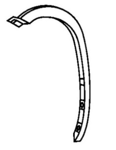 CORNICE PASSARUOTA SX IVECO DAILY S2006 D06/207 COVIND