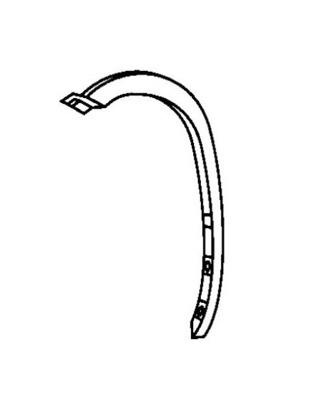 CORNICE PASSARUOTA SX IVECO DAILY S2006 D06/207 COVIND