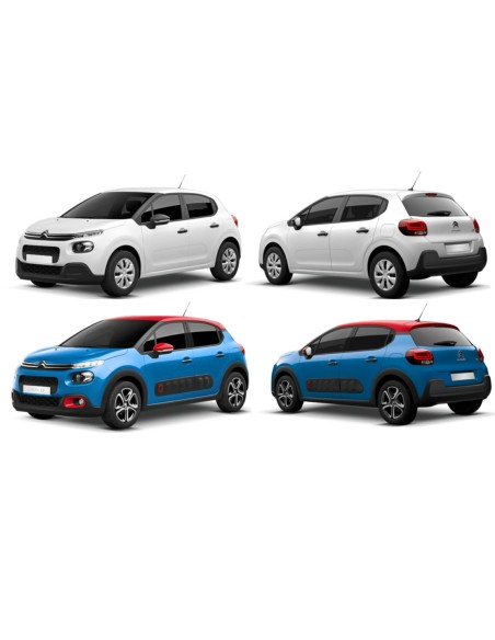 PARAFANGO ANTERIORE SX C/FORI CITROEN C3 01/16 in poi