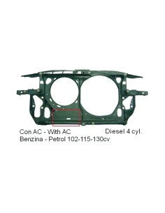 OSSATURA/FRONTALE ANTERIORE 4CL DIESEL CON A/C. VOLKSWAGEN PASSAT B6 (10/2000- in poi 03/2005) 880560230 EMBO