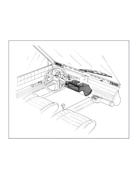CASSETTO PORTARADIO SUPERNOVA 15.025/01 FAMAC