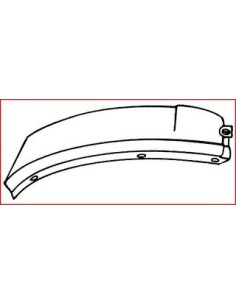 PARASASSI/PARAFANGO POSTERIORE PLASTICA S.NOVA IIS LARGO SX 20.062 FAMAC