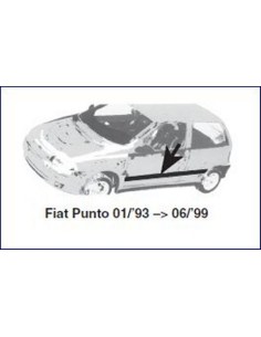 MODANATURA PORTA PUNTO 5P P. ANTERIORE SX 20.103 FAMAC