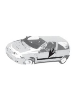 MODANATURA PORTA PUNTO 5P P.POSTERIORE SX 20.105 FAMAC