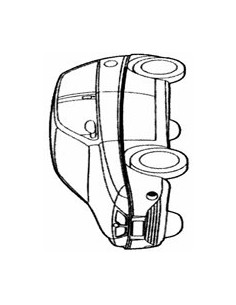 MODANATURA PARAFANGO ANTERIORE DX LANCIA Y 20.132 FAMAC