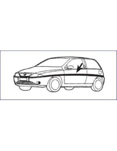 MODANATURA PARAFANGO POSTERIORE DX.LANCIAY 20.134 FAMAC