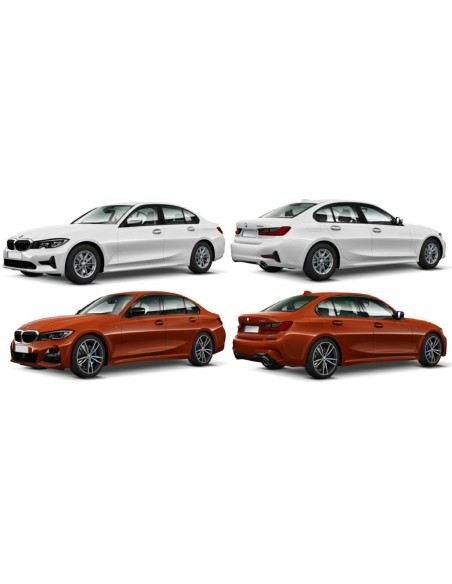 MODANATURA FANALE POSTERIORE S-P.TI A DX INFERIORE CROM BMW SERIE 3 G20-G21 10-18 in poi LUXURY-SP