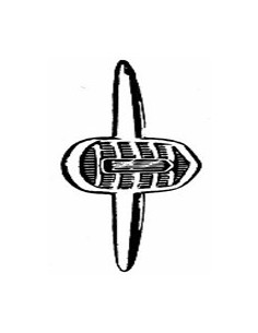 FREGIO ANTERIORE MASCHERINA N 500 F CON BAFFI 24.014 FAMAC