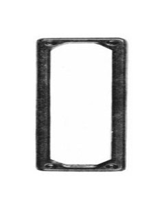 CORNICE TARGA ANTERIORE INOX 500 I?SERIE 37.039 FAMAC