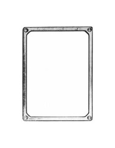 CORNICE TARGA POSTERIORE INOX 500 I?SERIE 37.040 FAMAC