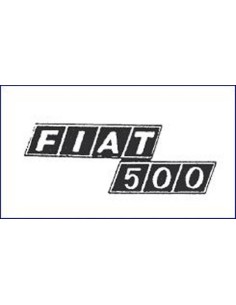 SIGLA POSTERIORE FIAT 500 F-L 43.002 FAMAC