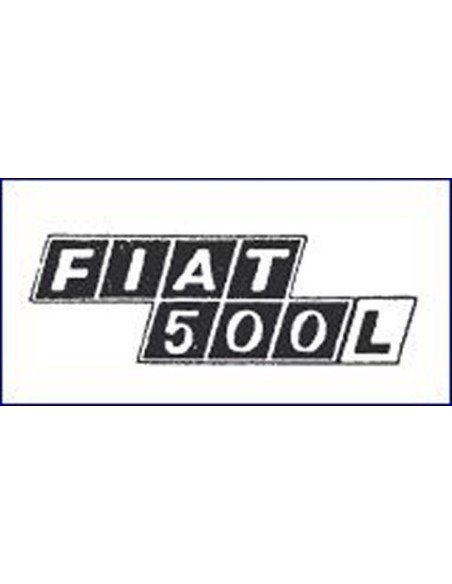 SCRITTA POSTERIORE FIAT 500 L 43.003 FAMAC
