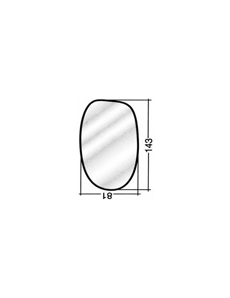 VETRINO/VETRO SPECCHIO SEICENTO SX 45.041 FAMAC