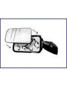 VETRINO/VETRO SPECCHIO MERC.C/E/S SX 45.062 FAMAC