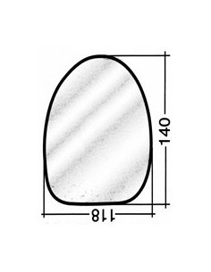 VETRINO/VETRO SPECCHIO TWINGO'93 in poi DX 45.111 FAMAC