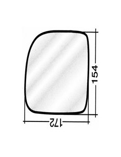 VETRINO/VETRO SPECCHIO REN.EXPRESS/KANGOO SX 45.122 FAMAC