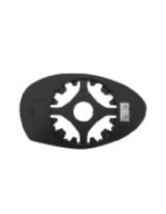 VETRINO/VETRO SPECCHIO ALFA 147'00 in poi DX CURVO CROMATO 45.192 FAMAC