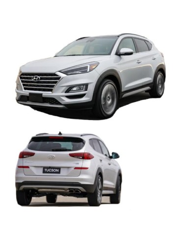 GRIGLIA PARAURTI ANTERIORE SX NERA HYUNDAI TUCSON