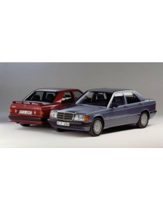 PARAURTI ANTERIORE COMPL C/AC MERCEDES 190 W201 09/88 in poi 05/93 PEZZO UNICO 2