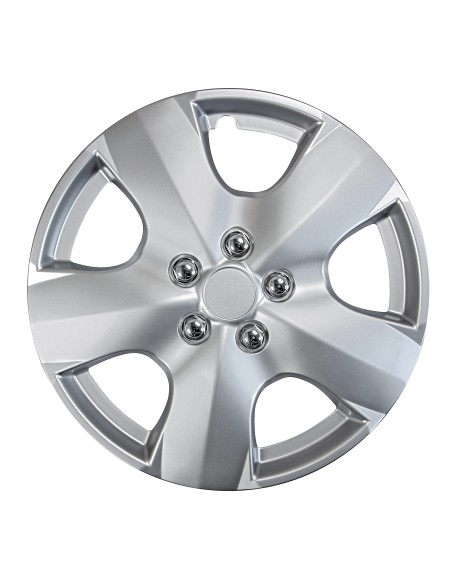 SERIE COPPA RUOTA/COPRICERCHIO C-50 DE-LUXE DIAM.15 ARGENTO 31173 LAMPA