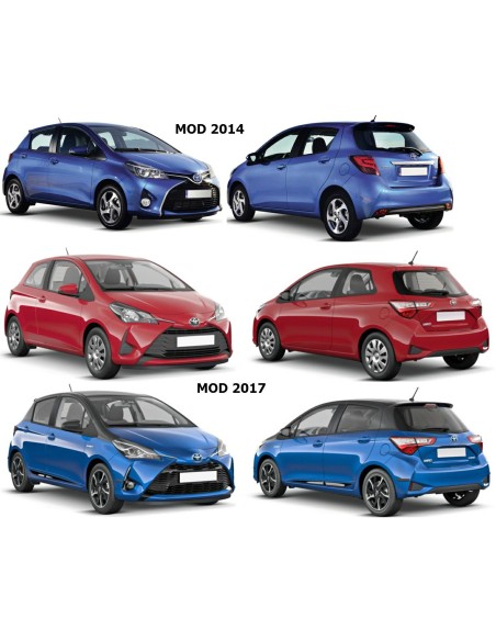 GRIGLIA PARAURTI ANTERIORE-DX TOYOTA YARIS 04-17 in poi