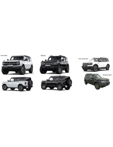 PARAF A-SX FORD BRONCO 01-2021 in poi ALLUMINIO