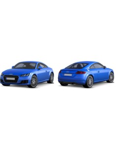 SPOILER P-TI ANT NERO AUDI TT 01-14 in poi 2