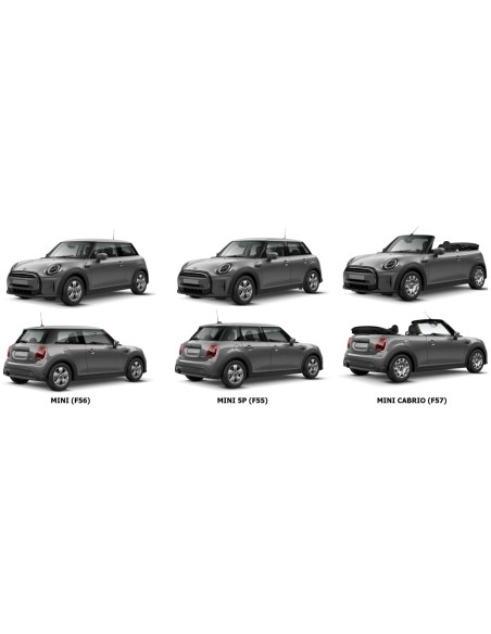 CORNICE GRIGLIA P-TI ANT NERA MINI ONE-COOPER F55-
