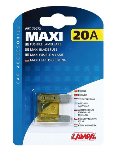 Fusibile lamellare Maxi, 12/32V - 20A