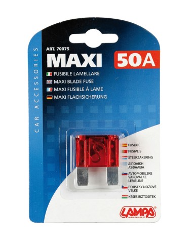 Fusibile lamellare Maxi, 12/32V - 50A