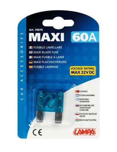 Fusibile lamellare Maxi, 12/32V - 60A