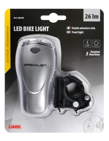 FANALE ANTERIORE SILVER 4 LED 93578 LAMPA