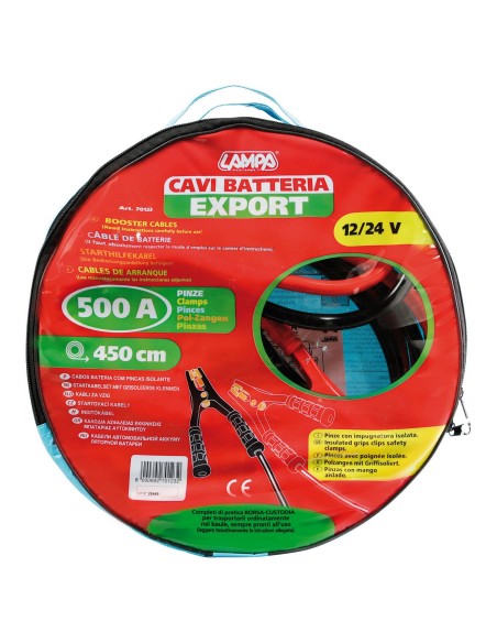 SERIE CAVI BATTERIA EXPORT 500 A 70123 LAMPA