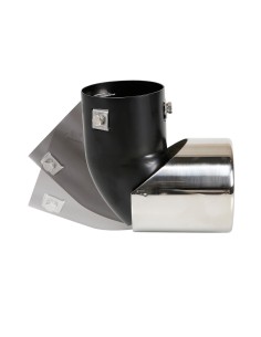 CODINO TERMINALE MARMITTA TS-45 ACCIAIO INOX DIAM.50-63MM 60096 LAMPA 2