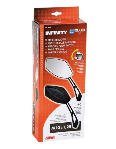 Infinity, coppia specchi retrovisori - M10x1,25