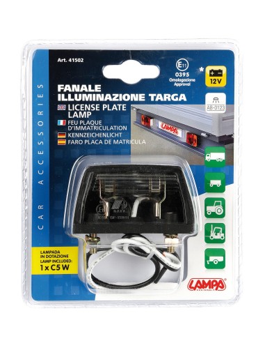 FANALE ILLUMINAZIONE TARGA 41502 LAMPA