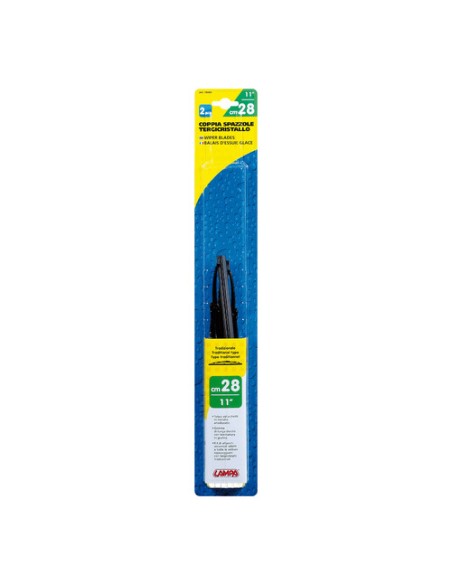 COPPIA SPAZZOLA TERGI CM.28 18909 LAMPA