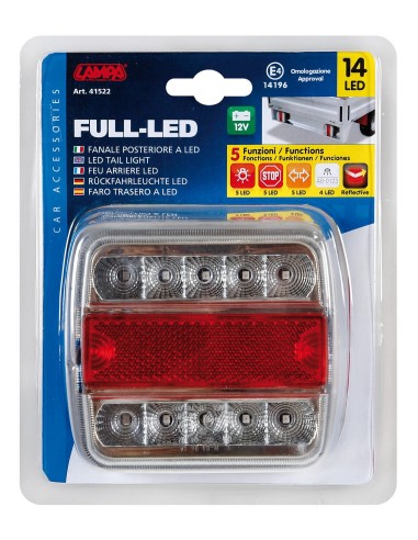 FANALE POSTERIORE A LED 5 FUNZIONI 41522 LAMPA