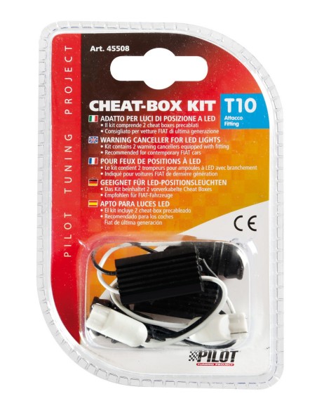 CHEAT-BOX 5W ATTACCO T10 PER LAMPADINE LED(2 PEZZI) 45508 LAMPA