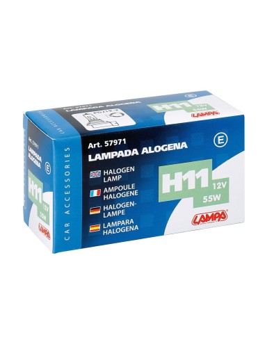LAMPADINA H11 12V 55W PGJ19-2 SCATOLA 57971 LAMPA