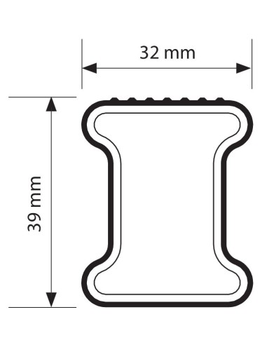 BARRA PORTATUTTO KARGO ACCIAIO 180CM N10015 LAMPA